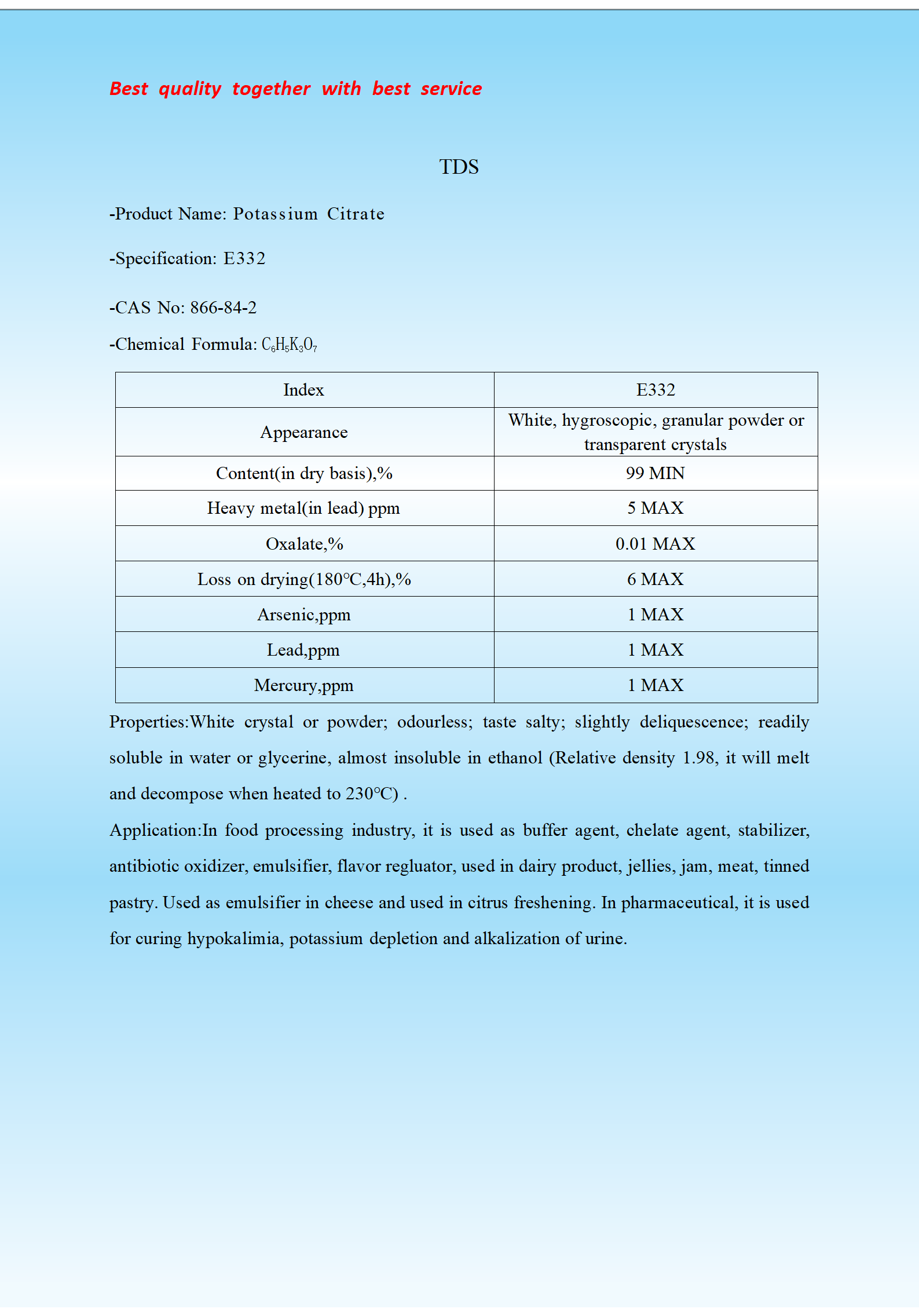 柠檬酸钾Potassium Citrate TDS_01.png