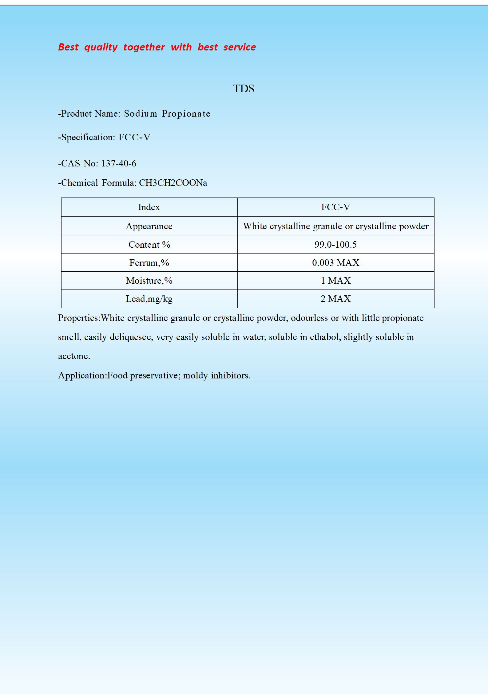 Sodium Propionate 丙酸钠 TDS_01.png